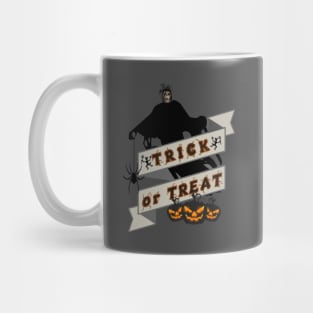 Trick or Treat Skeleton Mug